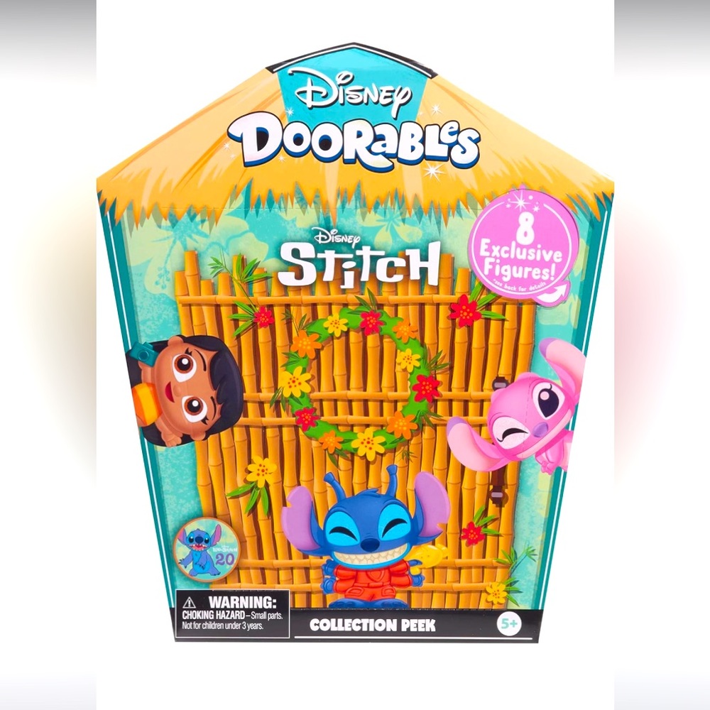 NIB Disney Doorables Stitch Collection Peek 8 piece set